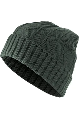 MSTRDS Čepice Beanie Cable Flap - zelená