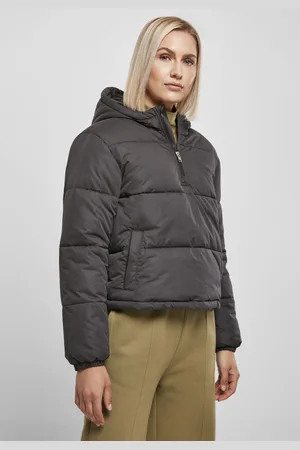 Urban classics Dámská bunda Puffer Pull Over Black