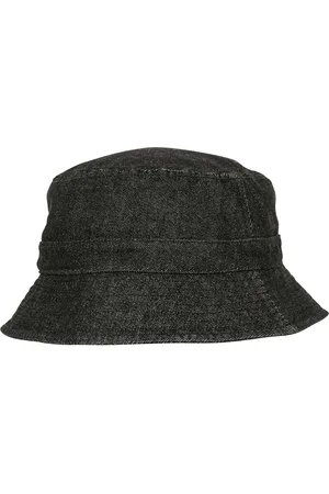 Flexfit Denim Bucket Hat černo/šedá