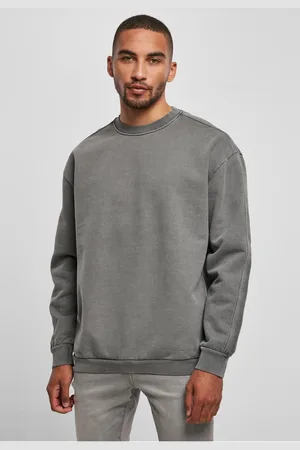 Urban classics Tmavý stín Heavy Terry Garment Dye Crew
