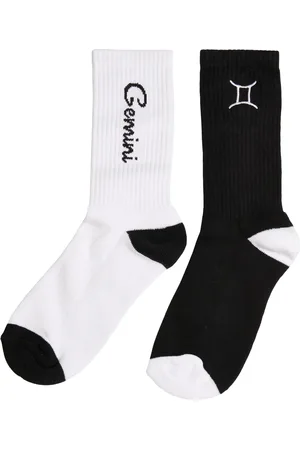 Mister Tee Zodiac Socks 2-Pack černo/bílé gemini