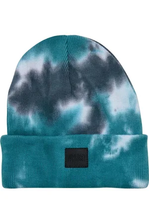 Urban classics Dětská čepice Dye Beanie šedá/zelenozelená