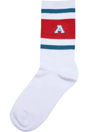 Urban classics Ponožky College Team Socks lahvovězelené/obrovské/bílé