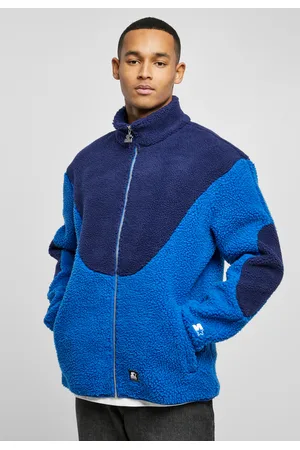 STARTER BLACK LABEL Starter Sherpa Fleece Jacket kobaltově /tmavě