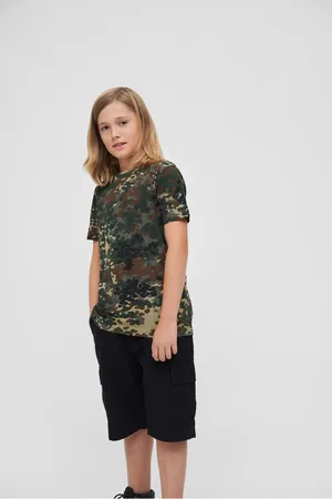 Brandit Dětské tričko Flecktarn