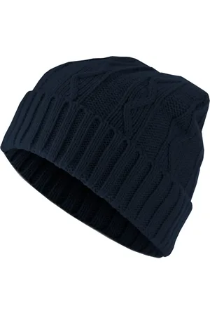 MSTRDS Čepice Beanie Cable Flap - modrá