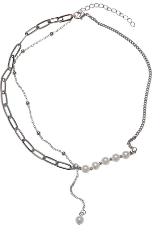 Urban classics Jupiter Pearl řetízkový náhrdelník - stříbrné barvy