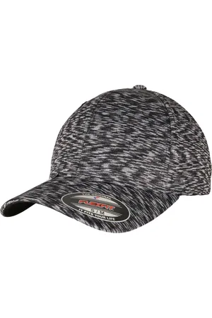 Flexfit Stripes Melange tmavě šedá melanž