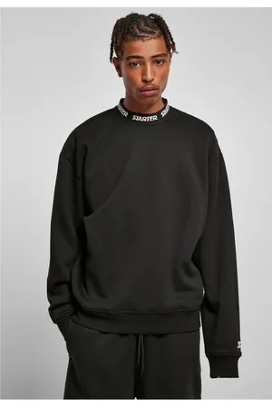 STARTER BLACK LABEL Starter Jaquard Rib Crewneck černý
