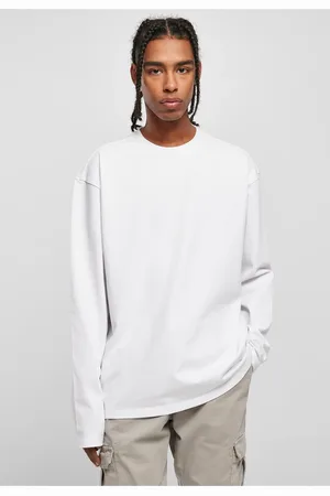 Urban classics Ultra Heavy Oversized s dlouhým rukávem bílé