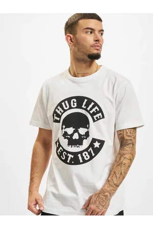Thug Life B.Skull T-Shir bílé