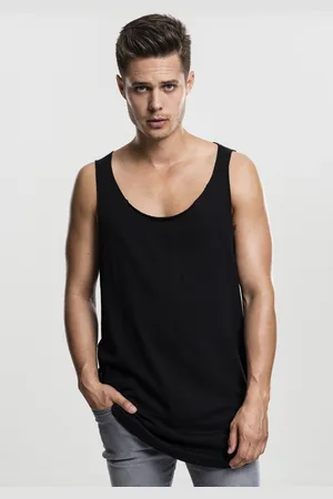 Urban classics Loose Tank s dlouhým tvarem a otevřeným okrajem