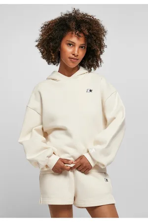 STARTER BLACK LABEL Dámská mikina Essential Oversized Hoody smetanová
