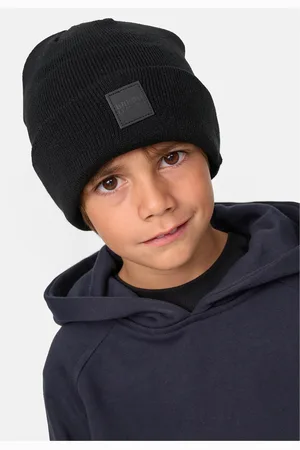 Urban classics Logopatch Beanie Kids 2-Pack /královská modrá