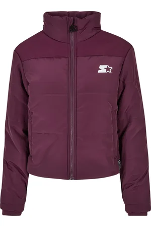 STARTER BLACK LABEL Dámská začátečnická bunda Puffer Jacket tmavě fialová
