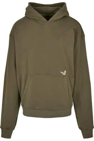 Mister Tee K-Dot Heavy Oversize oliva s kapucí