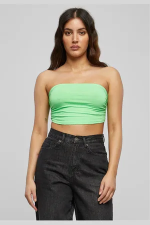 Urban classics Dámský Neon Bandeau Top neongreen