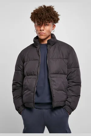 Urban classics Cropped Puffer Jacket černá