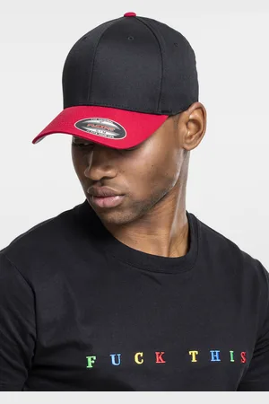 Flexfit Wooly Combed 2-Tone blk/red