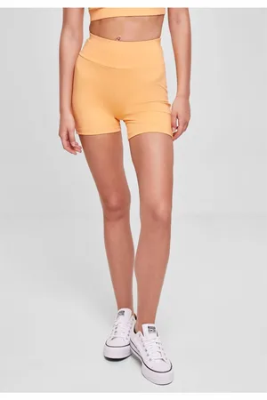 Urban classics Dámské Recycled High Waist Cycle Hot Pants paleorange