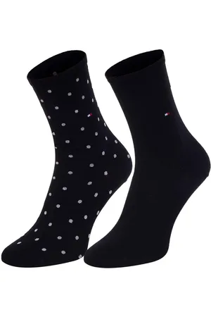 Tommy Hilfiger 2PACK dámské ponožky vysoké černé