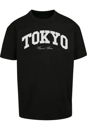 Mister Tee Oversize tričko Tokyo College černé