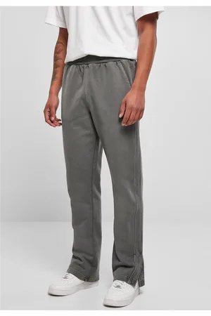 Urban classics Heavy Terry Garment Dye Slit tepláky darkshadow
