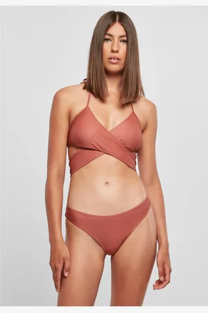 Urban classics Dámské terakotové bikiny