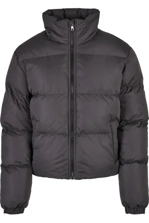 Urban classics Dámská krátká bunda Peached Puffer Jacket černá