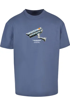 Mister Tee CCTV oversize tričko vintageblue