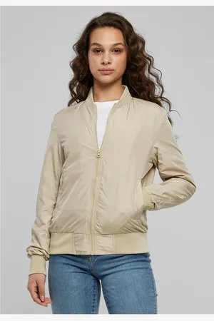 Urban classics Dámská bunda Light Bomber Sand
