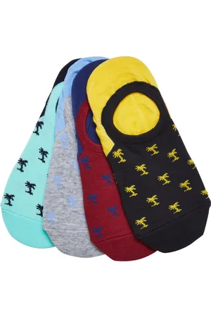 Urban classics Ponožky Reccyled Yarn Invisbile Palmtree Socks 4-balení vícebarevné