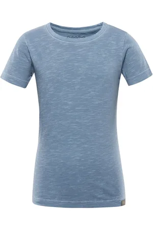 NAX Dětské triko ESOFO metal blue