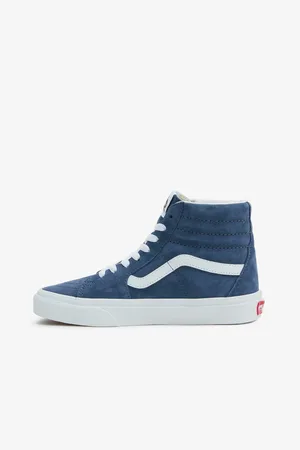 Vans Modré dámské semišové kotníkové tenisky SK8-Hi - Dámské