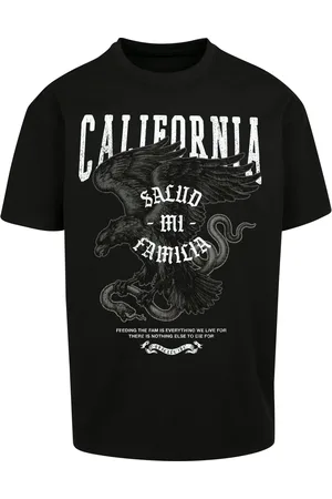 Mister Tee Černé oversize tričko La Familia Heavy