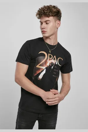 Merchcode Černé tričko Tupac Me Against The World Cover