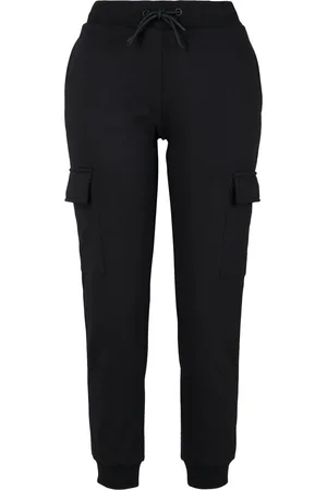 Urban classics Dámské kalhoty Cargo Sweat černé