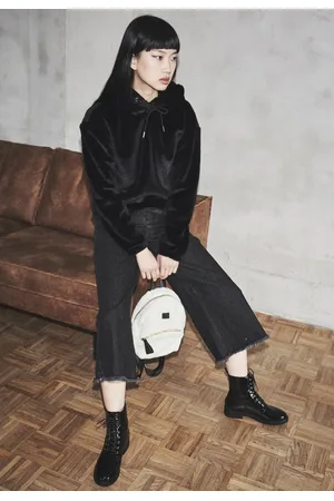 Urban classics Dámské džíny Culotte - černé