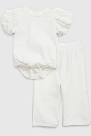 GAP Baby sametový outfit - Holky