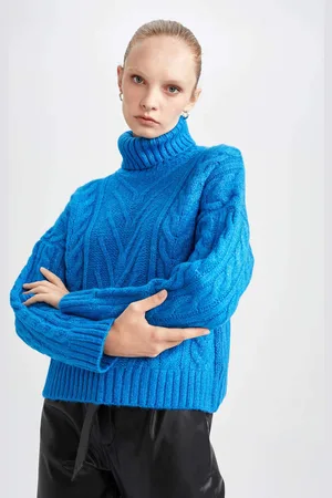 DeFacto Regular Fit Turtleneck Pullover