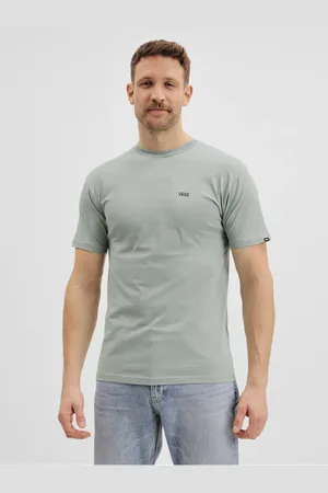 Vans Světle zelené pánské tričko Mn Left Chest Logo Tee
