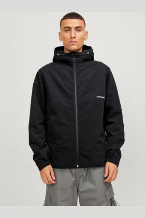 JACK & JONES Černá pánská softshellová bunda Alex - Pánské