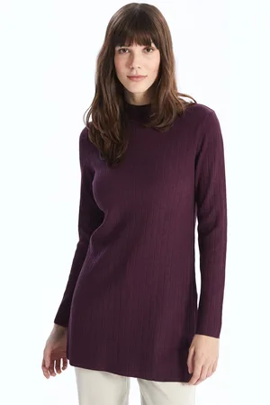 LC Waikiki Half Turtleneck Plain Long Sleeve Women