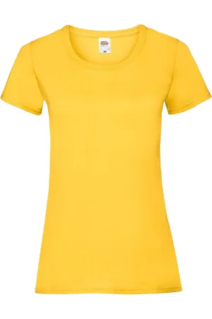 Fruit Of The Loom Valueweight Yellow T-shirt