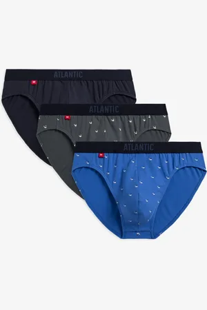ATLANTIC Pánské sportovní slipy 3Pack - vícebarevné