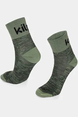 Kilpi Unisex běžecké ponožky SPEED-U Tmavě zelená