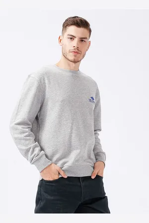 Lee Pánská mikina s kulatým výstřihem v šedé melírované barvě 231 Lcm 241029 Neil Grä° Melange