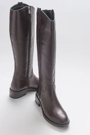 LuviShoes Acro Brown Skin Genuine Leather Women