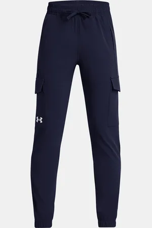 Under Armour Sportovní kalhoty UA Pennant Woven Cargo Pant-BLU - Kluci