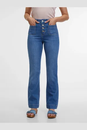 ORSAY Modré dámské bootcut džíny - Dámské